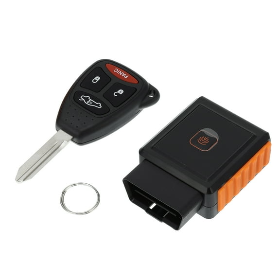 Unique Bargains 1 Set Key Programmer Tool Keyless Entry Remote Key Fob for Jeep Liberty KOBDT04A 4 Button 315Mhz