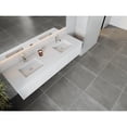 thumbnail image 3 of Legno 72" Alabaster White Double Sink Bathroom Vanity with Matte White VIVA Stone Solid Surface Countertop, 3 of 3