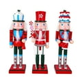 thumbnail image 3 of PatungKu Handmade Wooden Christmas Nutcrackers Ornament In Sooth Pastels Color, 3 of 8
