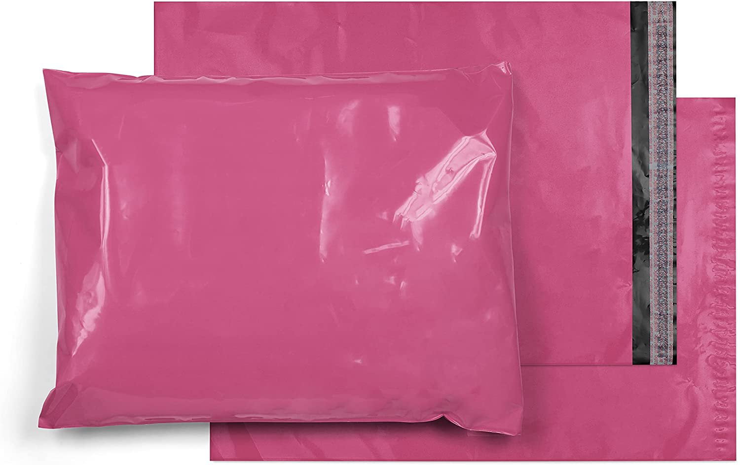 14x17 hot pink poly mailers