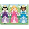 Melissa & Doug Princesses Dress-Up Wooden Peg Puzzle (9 pcs)