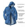 thumbnail image 2 of Ellos Plus Size Hooded Anorak Denim Jacket, 2 of 4