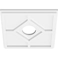 thumbnail image 2 of 12"OD x 3"ID x 4"C x 1"P Embry Architectural Grade PVC Contemporary Ceiling Medallion, 2 of 11