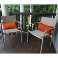 thumbnail image 4 of Vargottam Indoor/Outdoor Polyester Fabric Lumbar Pillow Cover, All-Weather Waterproof Rectangular Cushion Case for Patio Furniture,16" x 24"Set of 2-Orange, 4 of 7