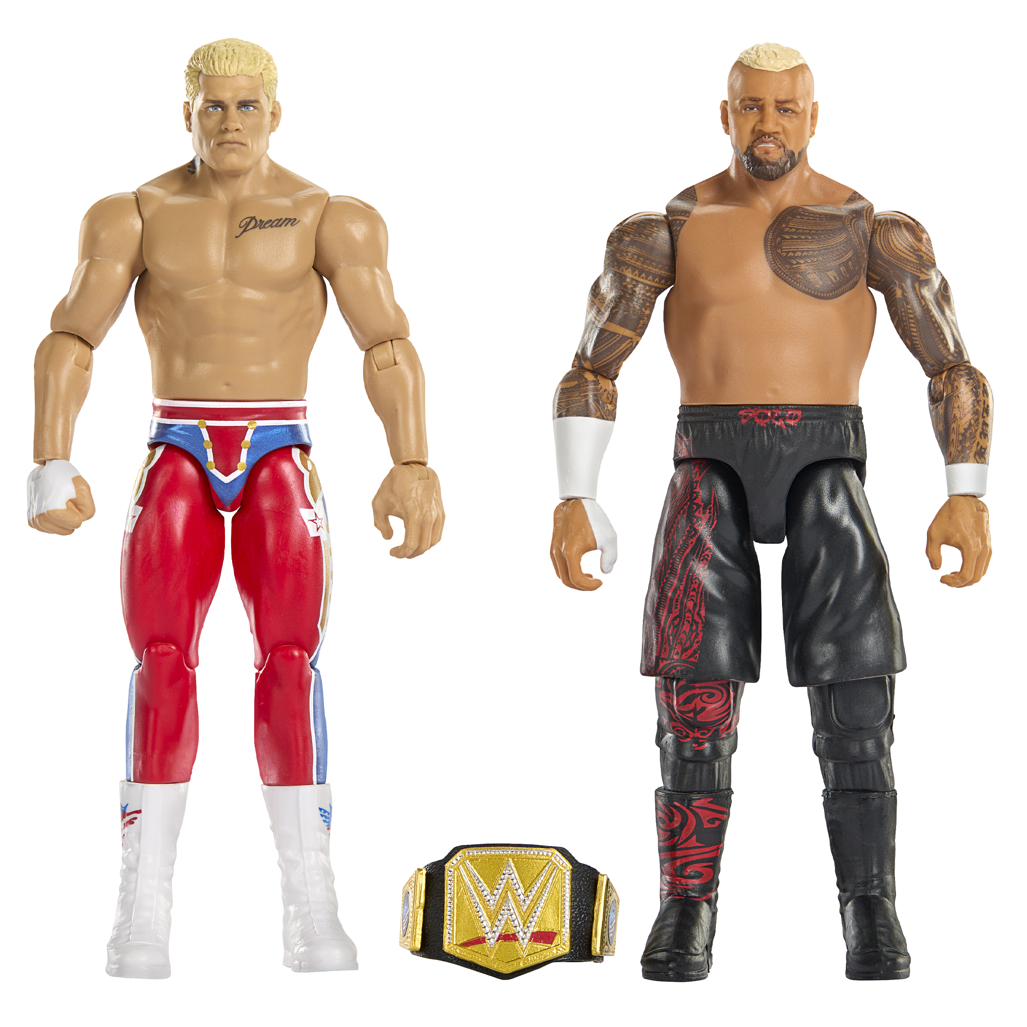 Cody Rhodes & Solo Sikoa - WWE Main Event 2-Packs 24 Mattel WWE Toy Wrestling Action Figures