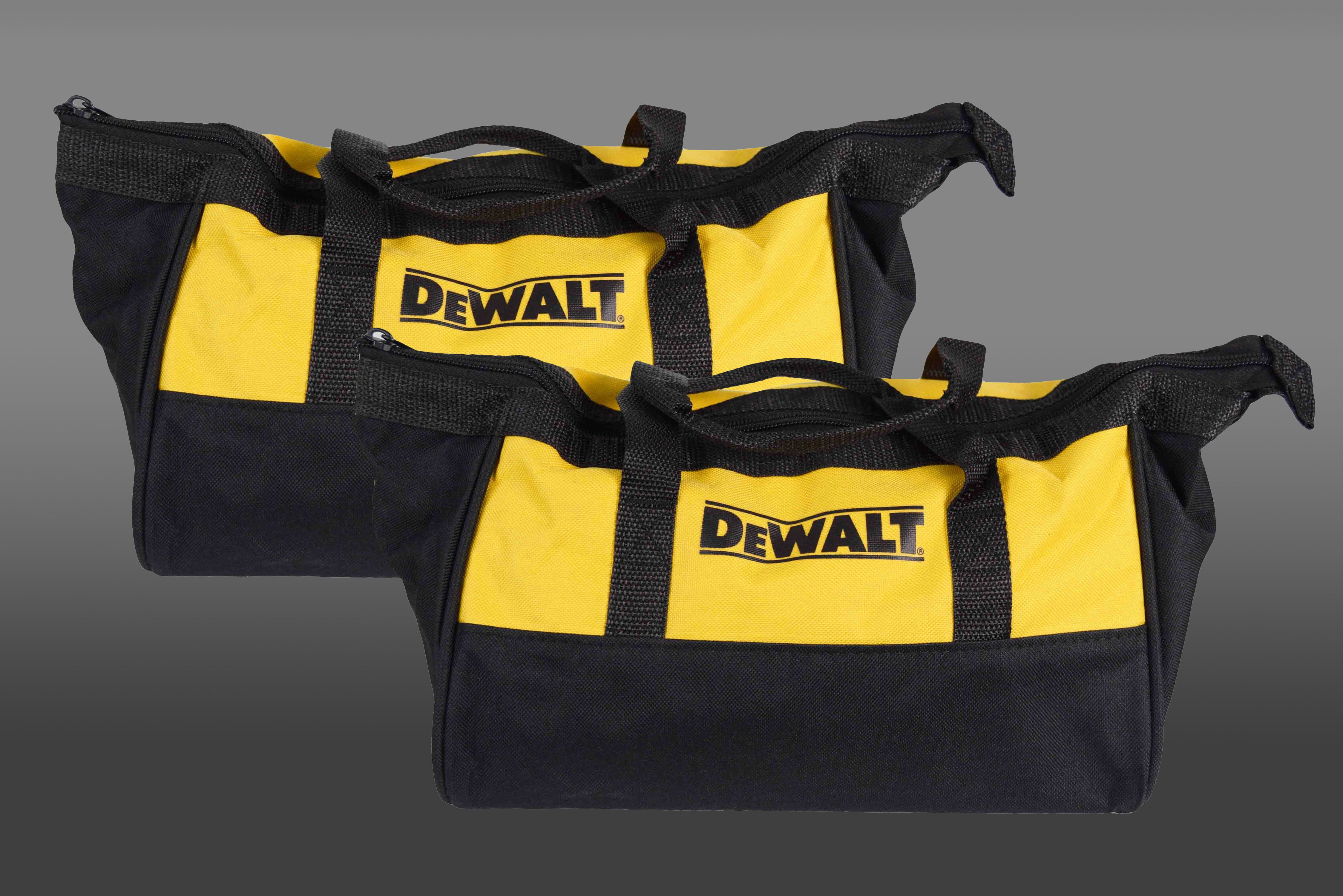 Dewalt Heavy Duty Tool Bag for power tools 18inch Bag yellow and black 4 Pack 