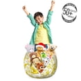 thumbnail image 3 of Spring Storage Toy Bag Chair, Romantic Summer Season Branches of Mimosa Flowers and Birdies, Stuffed Animal Organizer Washable Bag, Small Size, Yellow Earth Yellow, by Ambesonne, 3 of 3