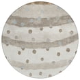 thumbnail image 2 of Addison Rugs Chantille Indoor/Outdoor Transitional Stripes Ivory Machine Washable Round Rug, 8' x 8', 2 of 7