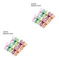 thumbnail image 2 of Wosthever Clip de secado de ropa de 10 Uds. De colores aleatorios, abrazadera de Metal con diseño de resorte, Clip para carpeta de letras de papel a color al azar 2piezas Wosthever CBP140497, 2 of 6