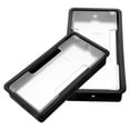 thumbnail image 1 of Phenofice 2Pcs Black Plastic Desktop Cable Hole Covers with Large Capacity for Wire Management, 1 of 8
