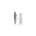 thumbnail image 4 of Homestyles Orleans Stainless Steel Six Tier Shelf in Gray, 4 of 14