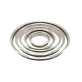 10" (Nominal) Diameter x 2" Height 304 Stainless Steel Trash Grommets