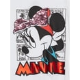 thumbnail image 3 of The Walt Disney Company by Minnie Mouse Side-Tie Graphic T-Shirt (Little Girls), 3 of 5