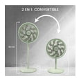 thumbnail image 3 of Ventilador 2 en 1 Tek  Pie y Escritorio 16 base 15 aspas 98 cm Verde, 3 of 5