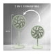 thumbnail image 3 of Ventilador 2 en 1 Tek  Pie y Escritorio 16 base 15 aspas 98 cm Verde, 3 of 5