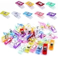 thumbnail image 1 of 100 Piece Multi-Purpose Sewing Clips, Premium Quilting Clips For Sewing Supplies Quilting Accessories Craft Tools, 1 of 4