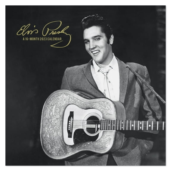 2023 Wall Calendar, Elvis, 12" x 12" by Mead (WMD37328-23)