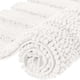 thumbnail image 1 of Soft White Super Absorbent Bath Mat Tub for Shower 16' x 24', 1 of 5