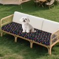thumbnail image 7 of Xoenoiee Colorful Dog Paw Pattern High Stretch Individual Seat Cushion Covers 3 Pack Thick Jacquard Sofa Slipcovers for 3 Couch Cushion Washable Couch Cover for Living Room Outdoor Patio, 7 of 7