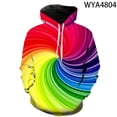 thumbnail image 2 of Nueva moda colorida láser niño niña niños sudaderas de manga larga 3D impreso sudaderas con capucha hombres mujeres niños ropa de calle tops, 2 of 5