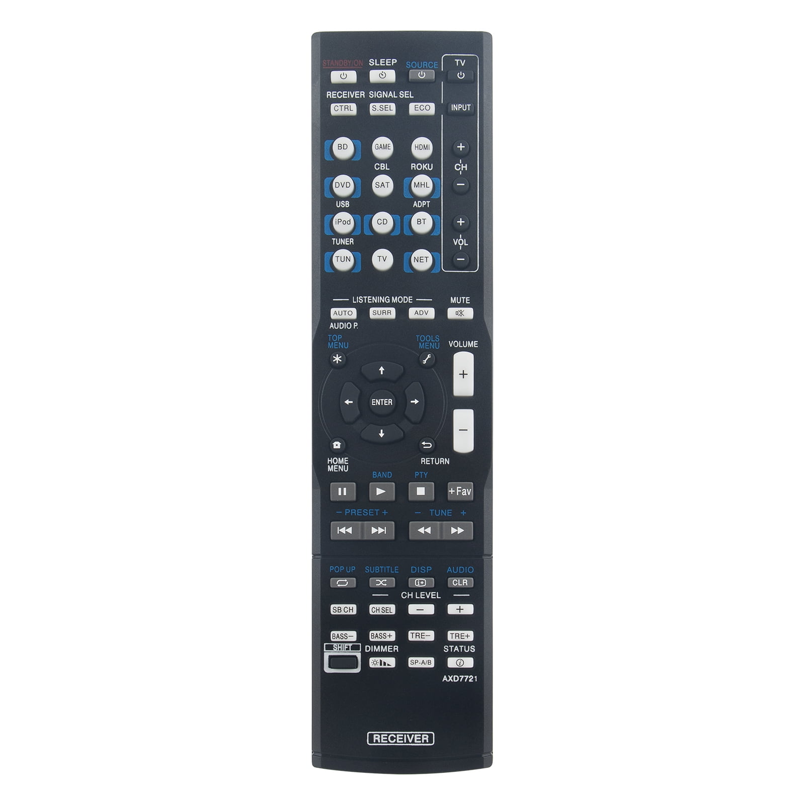 New AXD7721 Replace Remote Control fit for PIONEER AV Receiver VSX44