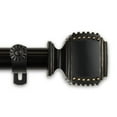 thumbnail image 2 of 1 inch Odin Curtain Rod 160-240" - Black, 2 of 2