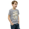 thumbnail image 2 of Out of This World Youth Short Sleeve Tee ,Space Shirt, Astronaut Tee, Kids Shirt, Boys T Shirt  (Athletic Heather, S), 2 of 3