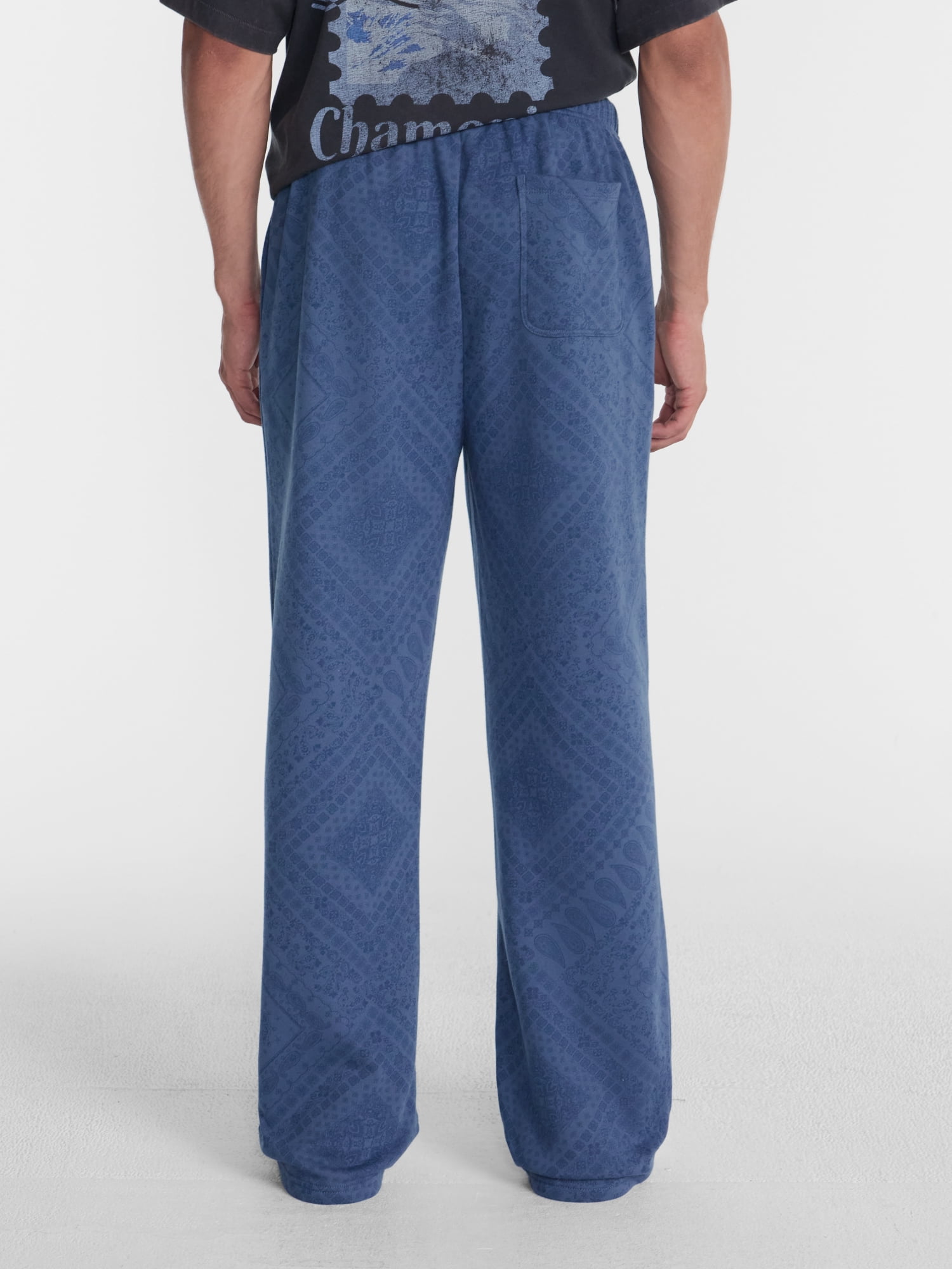 No Boundaries Fleece Open Hem Sweatpants, Men's XS-5XB