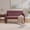 WINE RED, variant on Sailvan Nordic Modern Chenille Loveseat,Compact 2-Seater Upholstered Sofa with Dual Armrests for Living Room,Bedroom,and Small Spaces Pink