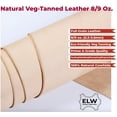 thumbnail image 2 of ELW Tooling Leather Vegetable Tanned Full Grain Leather 7/8 oz.3.2 mm Pre-Cut Square30"x48" Cowhide Full Grain Leathercraft for Holsters Knife Sheaths Coasters Molding Emboss Stamp Cases, 2 of 9