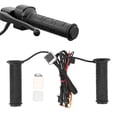 thumbnail image 1 of Motorcycle Heated Handlebars, Nitrile Heated Hand Grips Dustptoof Rainproof  for ATV, 1 of 7