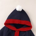 thumbnail image 5 of Generic Boys Warm Pullovers Baby Girls Boys Cotton Christmas Xmas Knitted Hooded Sweater Romper Jumpsuit Outfits Fall Winter Clothes(Blue,6-12 Months), 5 of 9