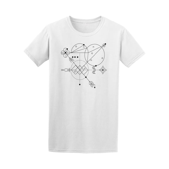 Sacred Geometry Graphic Tee Men's -Image by Shutterstock