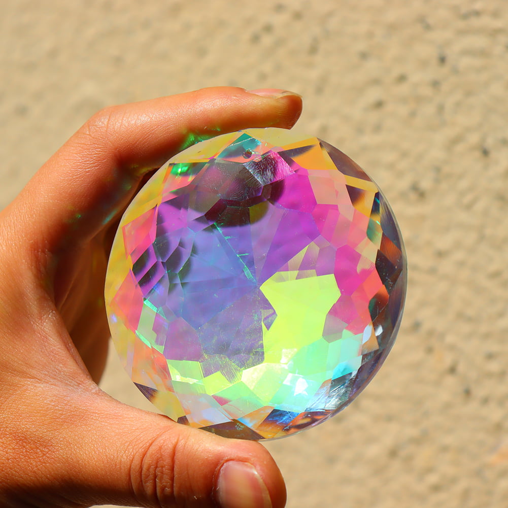 20pcs Chandelier Rainbow Maker Glass Crystal Lamp Prisms Hanging Drops Pendants 