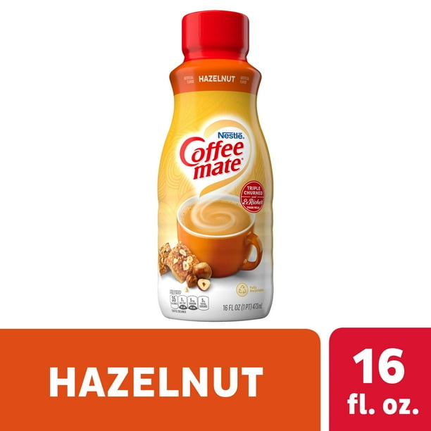 Nestle Coffee Mate Hazelnut Liquid Coffee Creamer, 16 fl oz