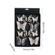 thumbnail image 3 of Seyotauo Glitter Double Butterfly Ornaments for Christmas Tree, Christmas Hollow Butterfly Decorations with Clip,Simulation Butterfly Hanging Decor for Xmas DIY Craft Holiday Decor, 3 of 6