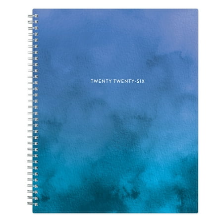 2026 Blue Sky Weekly/Monthly Planner, 8-1/2" x 11", Savoy Cool, January To December, 148762