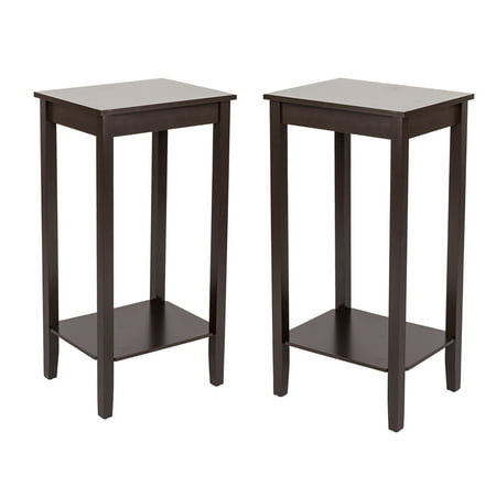 Ubesgoo Set Of 2 Two Layers Nightstands Beside End Table Night