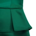 thumbnail image 6 of Sexy Elegant Cap sleeve Ruffles Party Evening Formal Midi Dress Bodycon Gown, 6 of 7