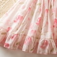 thumbnail image 6 of MEZZALL Girls Dresses Floral Print Off Shoulder Strappy Dress For Toddler Kids Summer Casual Party Outfits Playwear Relaxed Fit Clothing, 6 of 9