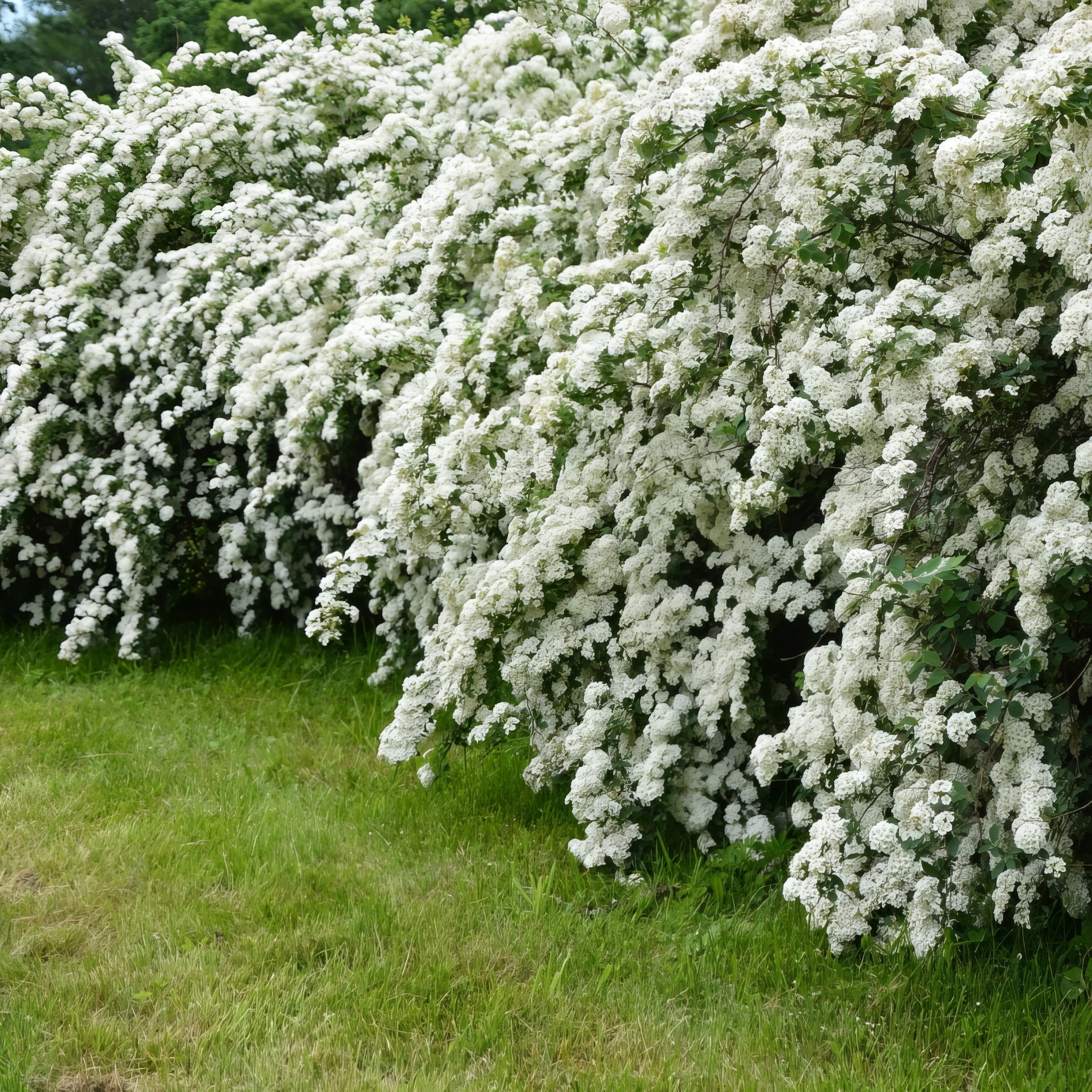 Live Shrub 3 gal Spirea 'Reeves' with Full Sunlight