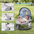thumbnail image 4 of Swing Bellababy portátil compacto con Bluetooth para bebés, con 10 canciones de cuna, 4 of 9