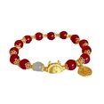 thumbnail image 1 of Año Nuevo de cuentas encanto pulseras hechas a mano de cristal Pi Yao pulsera colgante del zodiaco chino Feng Shui pulseras elásticas de Año Nuevo Regalos para Mujeres Unisex Je, 1 of 8