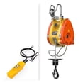 thumbnail image 1 of 300kg 30M Electric Hoist,Small Household Wire Rope Electric Hoist Remote Control Portable Lifting Small Crane Double Hook ,Powerful Pulling Performance, 1 of 6