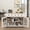 White, variant on LFSLJJMY Contemporary Kitchen Island with Rubberwood Drop-Leaf Countertop, 5 Wheels, 2-Door Storage Cabinet, 3 Drawers, White