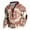 1#Red, variant on DPTALR Men's Fashion Printed V-Neck Buttons Long Sleeves Casual T-shirt,Blue, S