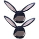 thumbnail image 1 of 2 piezas de capucha con orejas de conejo, gorro de conejo de peluche, accesorio de disfraz unisex, 1 of 7