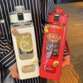 thumbnail image 3 of Paokuoon Drinking Water Cup 700ml Leak proof Water Bottle Ins Style Creative Square Daily Use Cup, 3 of 9