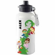 Angle View: Personalized Super Why! To the Rescue Water Bottle