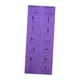 thumbnail image 3 of Colchoneta de ejercicio plegable, material deportivo, impermeable, fácil de limpiar, 5 mm, antideslizante, para fitness Púrpura, 3 of 9